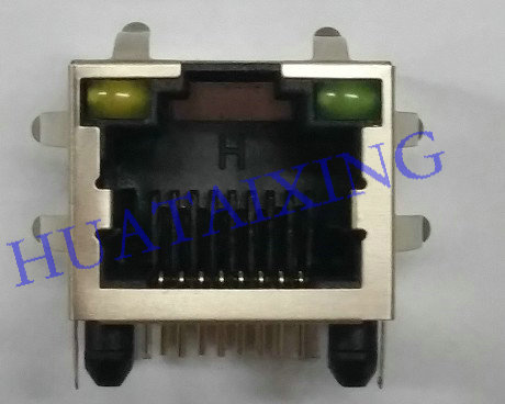 網絡插座 RJ45帶燈帶彈片
